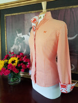SWEET JANE SHIRT IN ORANGE CRAB LOVE