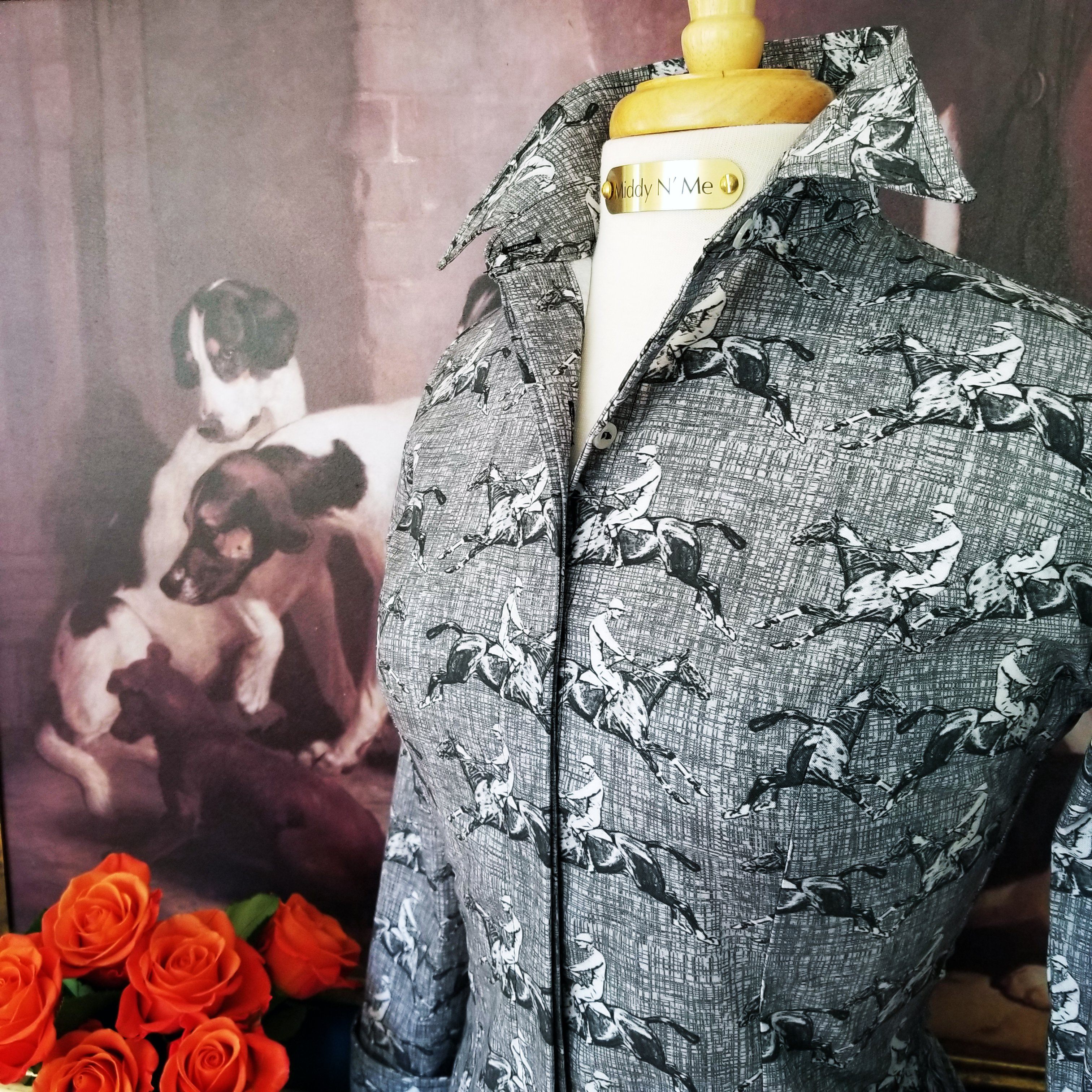 AIKEN SHIRT IN SALT & PEPPER - Middy N' Me