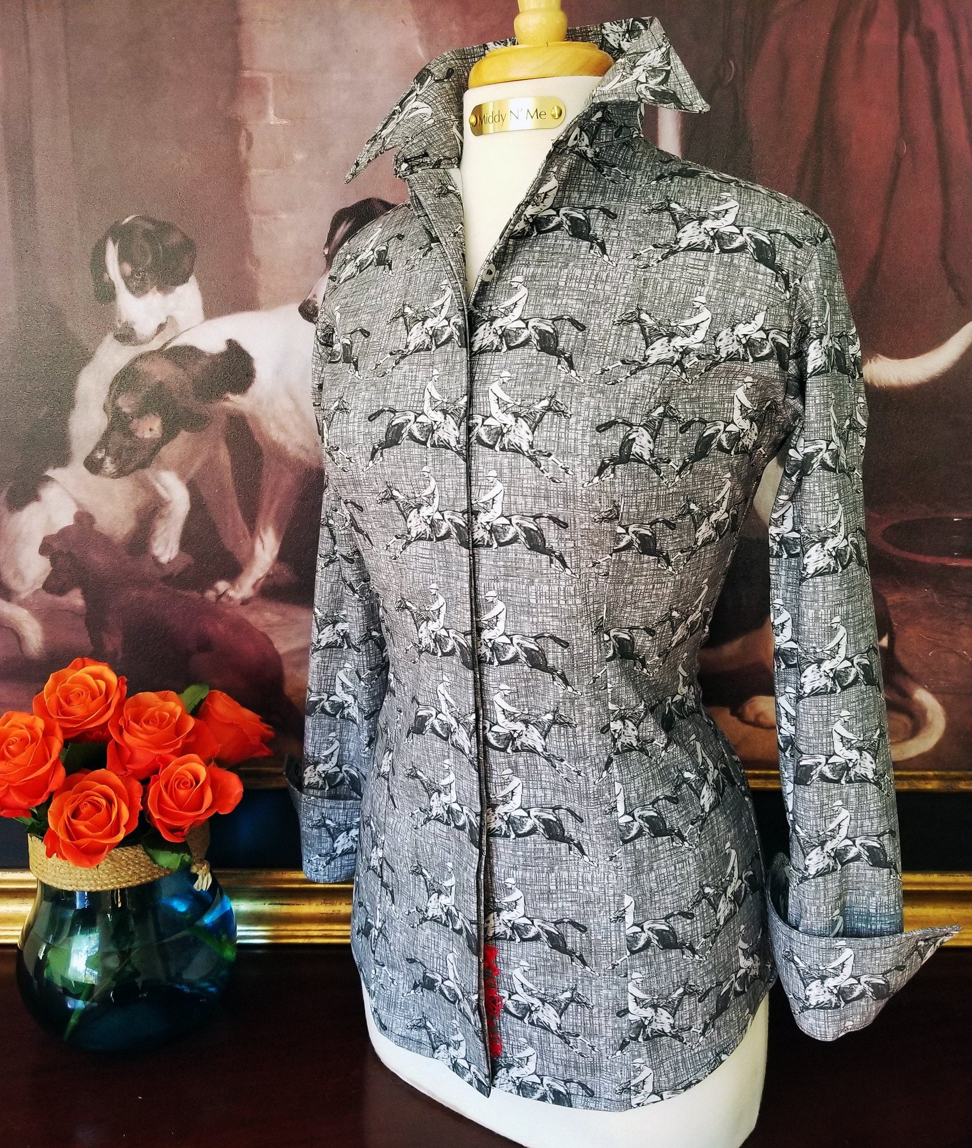 AIKEN SHIRT IN SALT & PEPPER - Middy N' Me