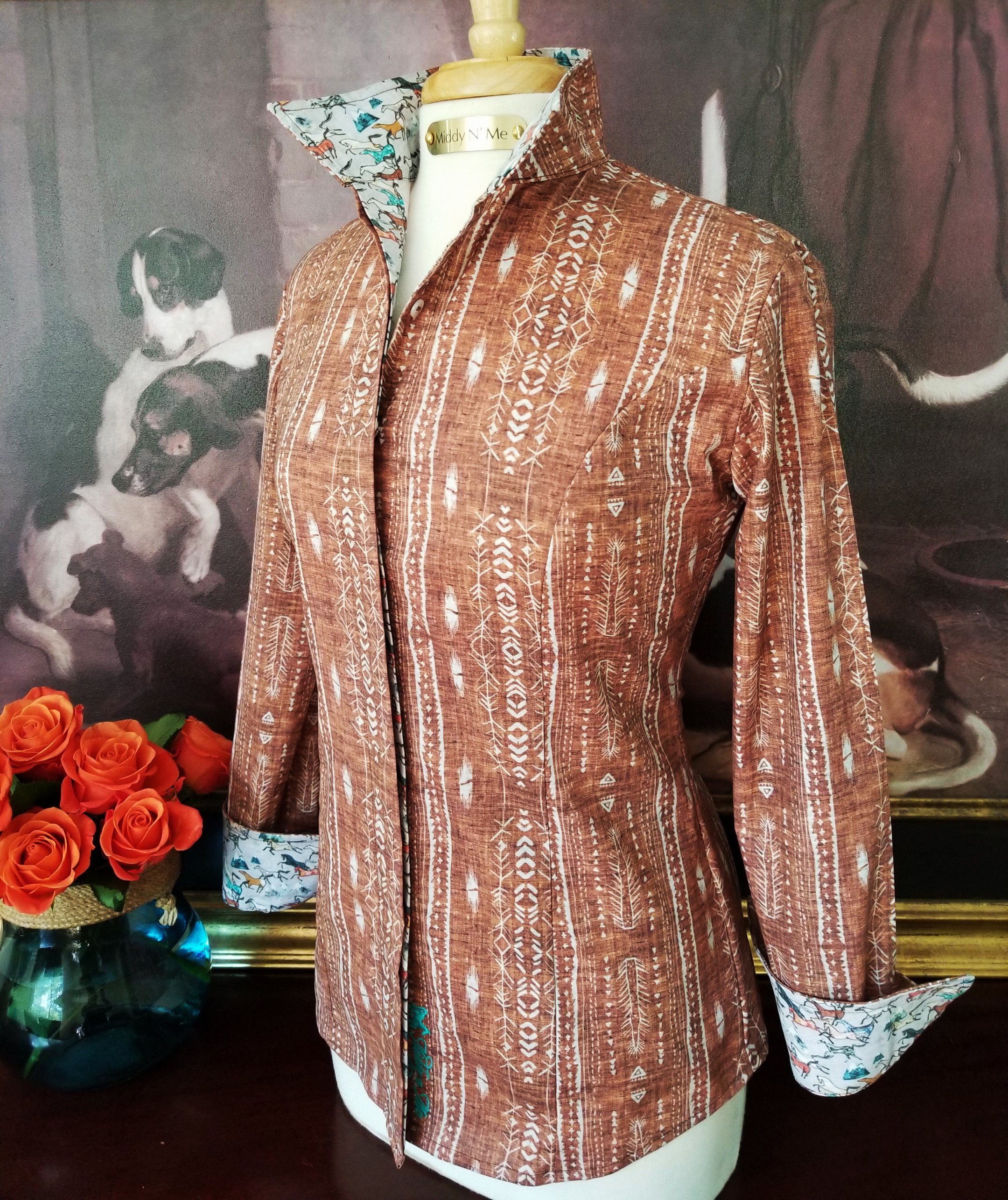 JOSIE SHIRT IN CHESTNUT - Middy N' Me