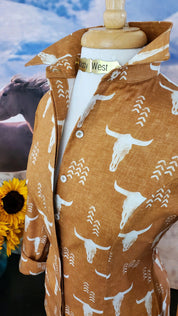 SONORAN SHIRT IN BRONZE - Middy N' Me