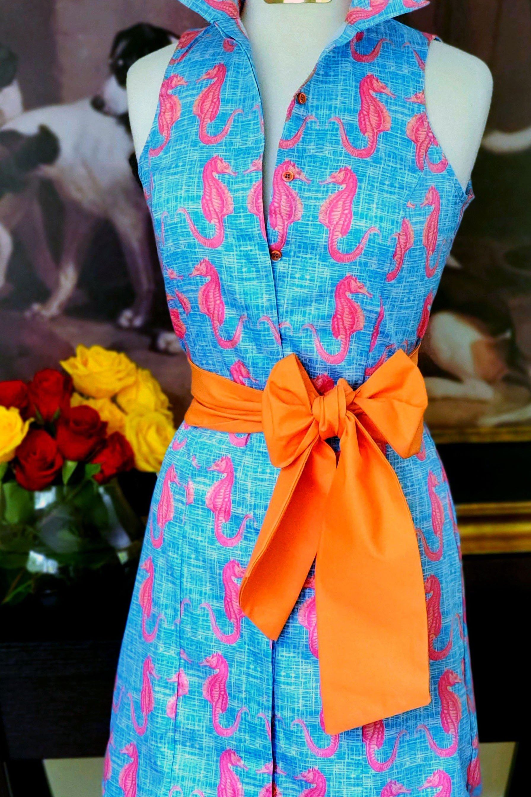 KEY LARGO DRESS WITH SASH - Middy N' Me