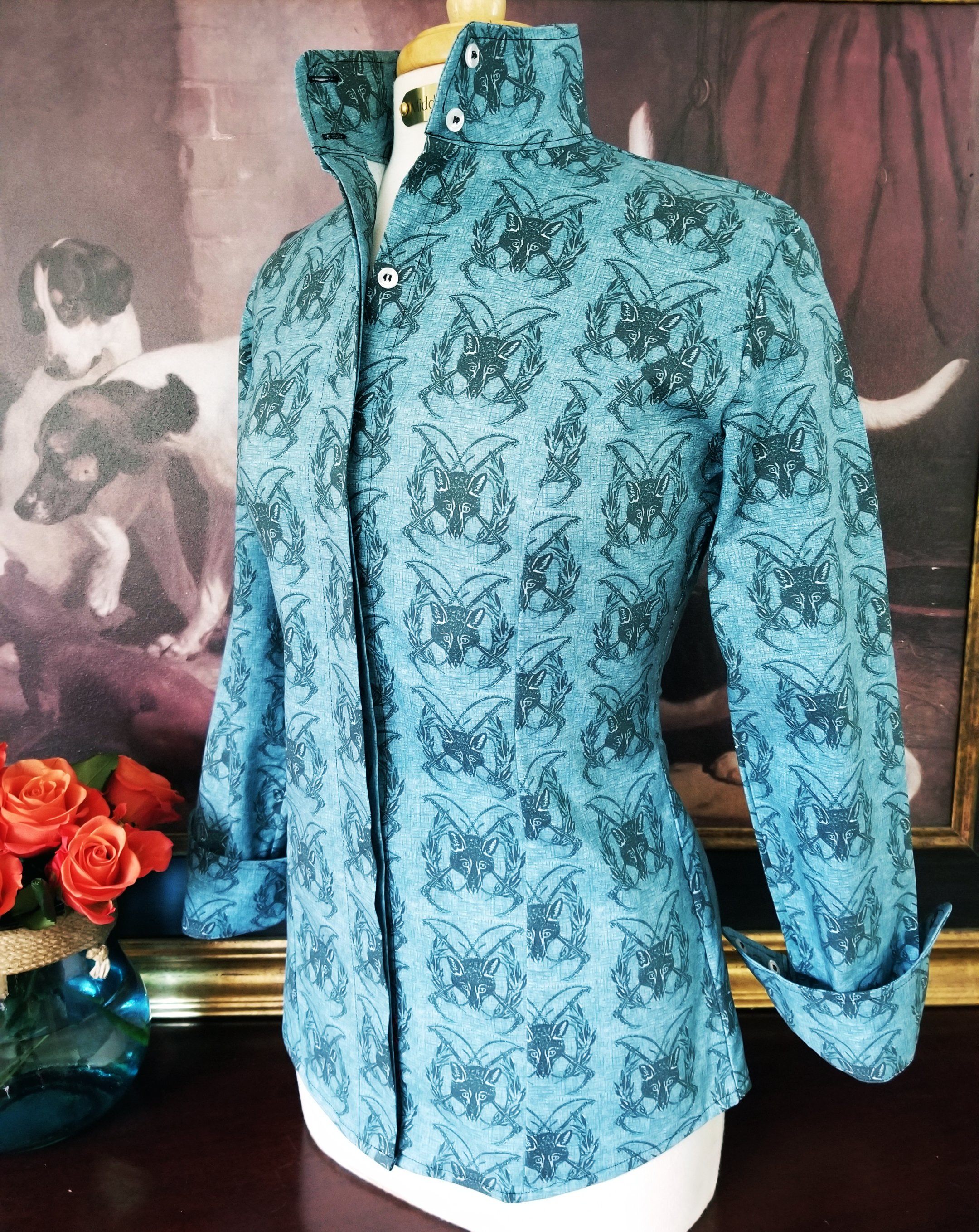 KESWICK SHIRT IN TEAL - Middy N' Me