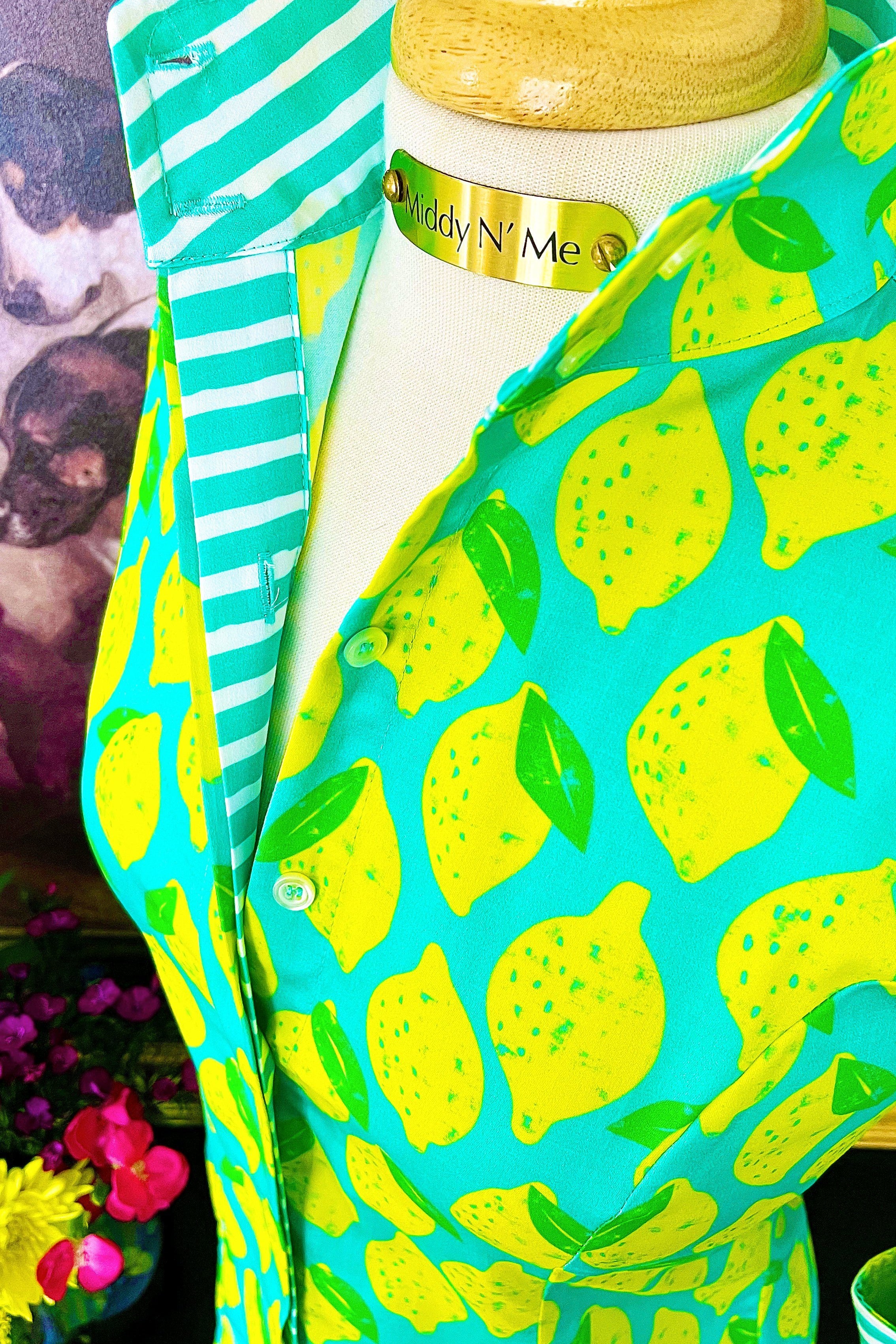 LEMON LOVE IN TURQUOISE - Middy N' Me