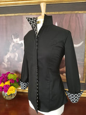 LAUREN SHIRT IN ONYX - Middy N' Me