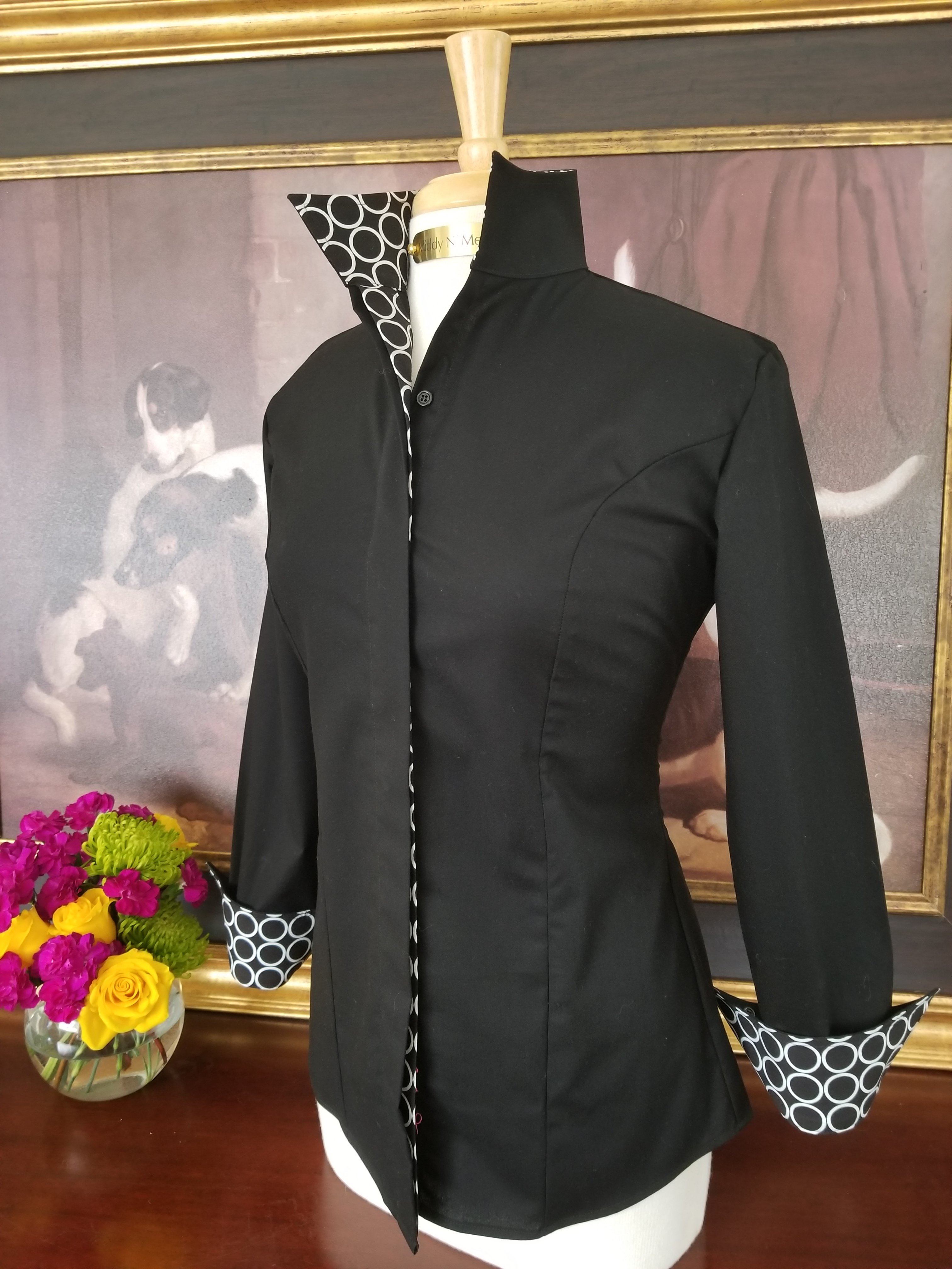 LAUREN SHIRT IN ONYX - Middy N' Me