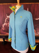 LEDYARD SHIRT IN TURQUOISE