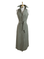 CANYON LINEN DRESS IN OLIVE - Middy N' Me