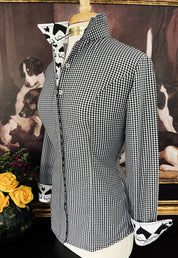 MILLBROOK ON BLACK GINGHAM - Middy N' Me