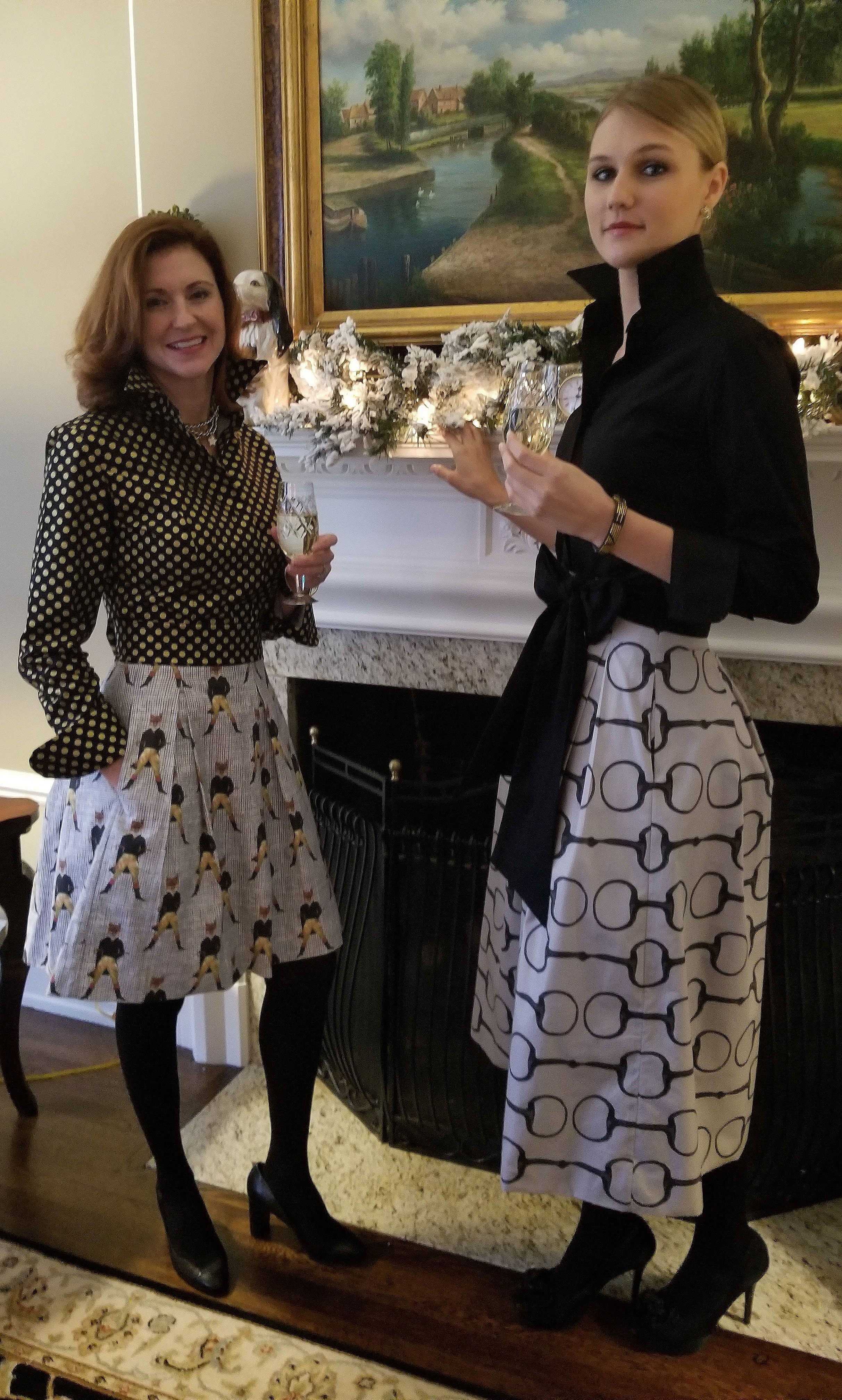 Onyx Snaffles Skirt in Stone - Middy N' Me