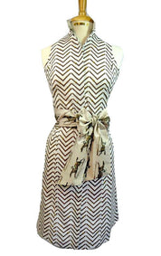PRIX DE LUTECE DRESS ON CHEVRON REIN - Middy N' Me