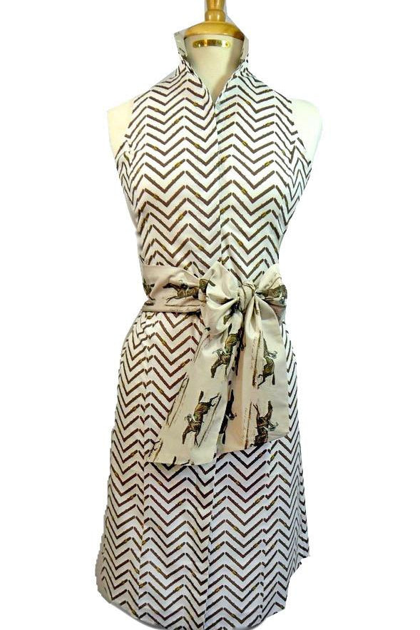 PRIX DE LUTECE DRESS ON CHEVRON REIN - Middy N' Me