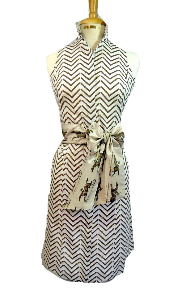 PRIX DE LUTECE DRESS ON CHEVRON REIN - Middy N' Me