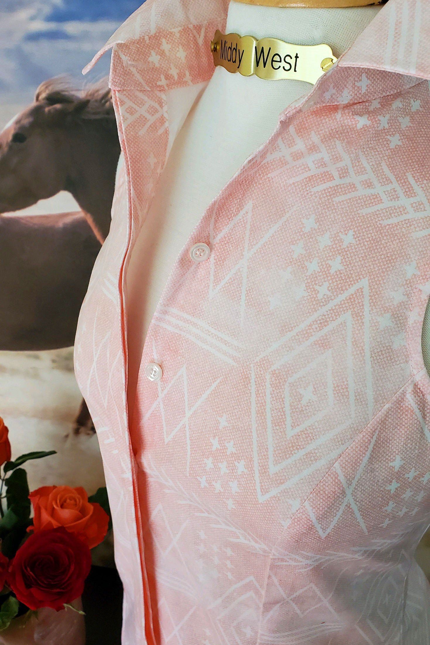 PALI SHIRT IN BLUSH - Middy N' Me