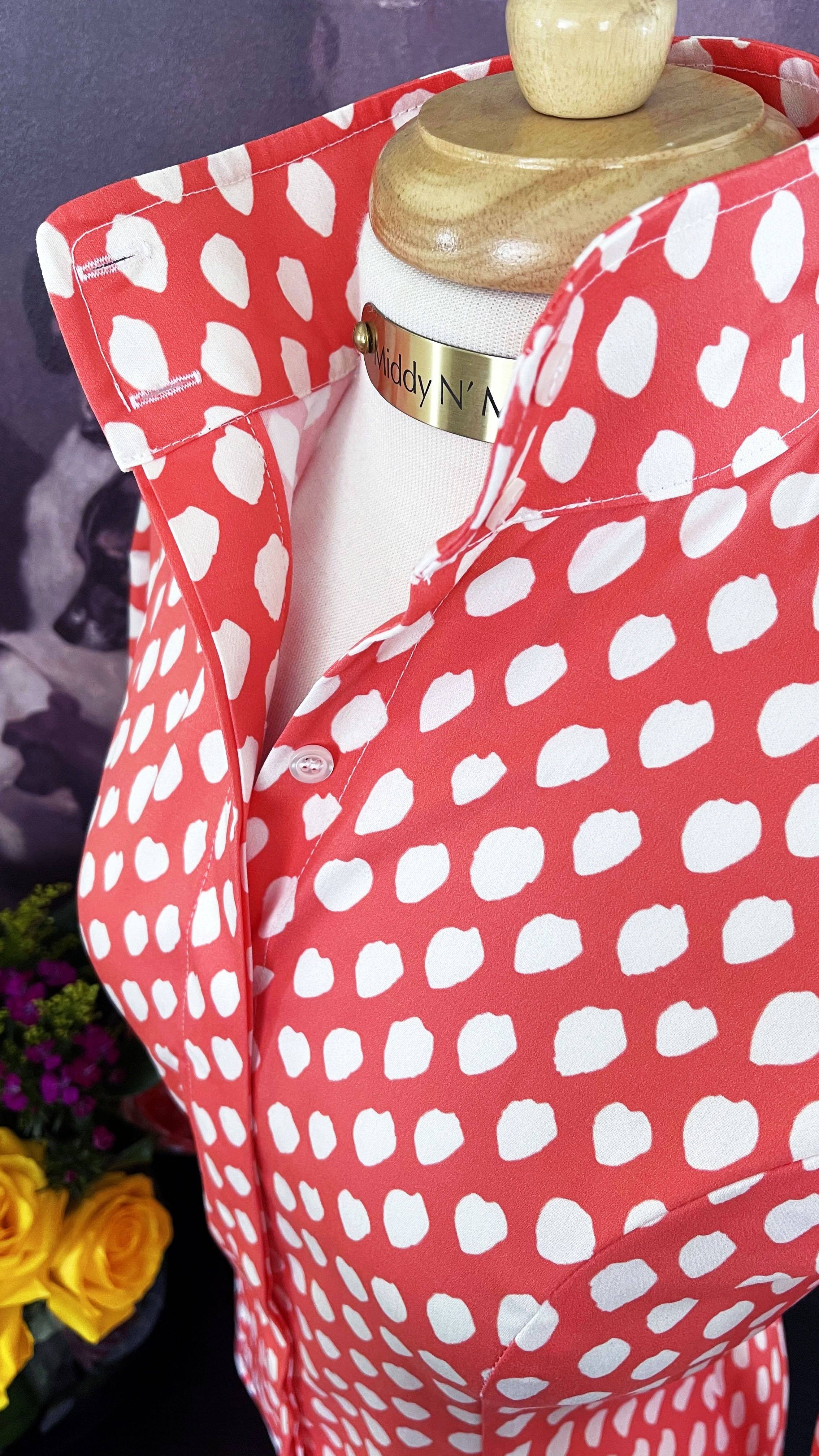POPPY SHIRT IN TANGERINE - Middy N' Me