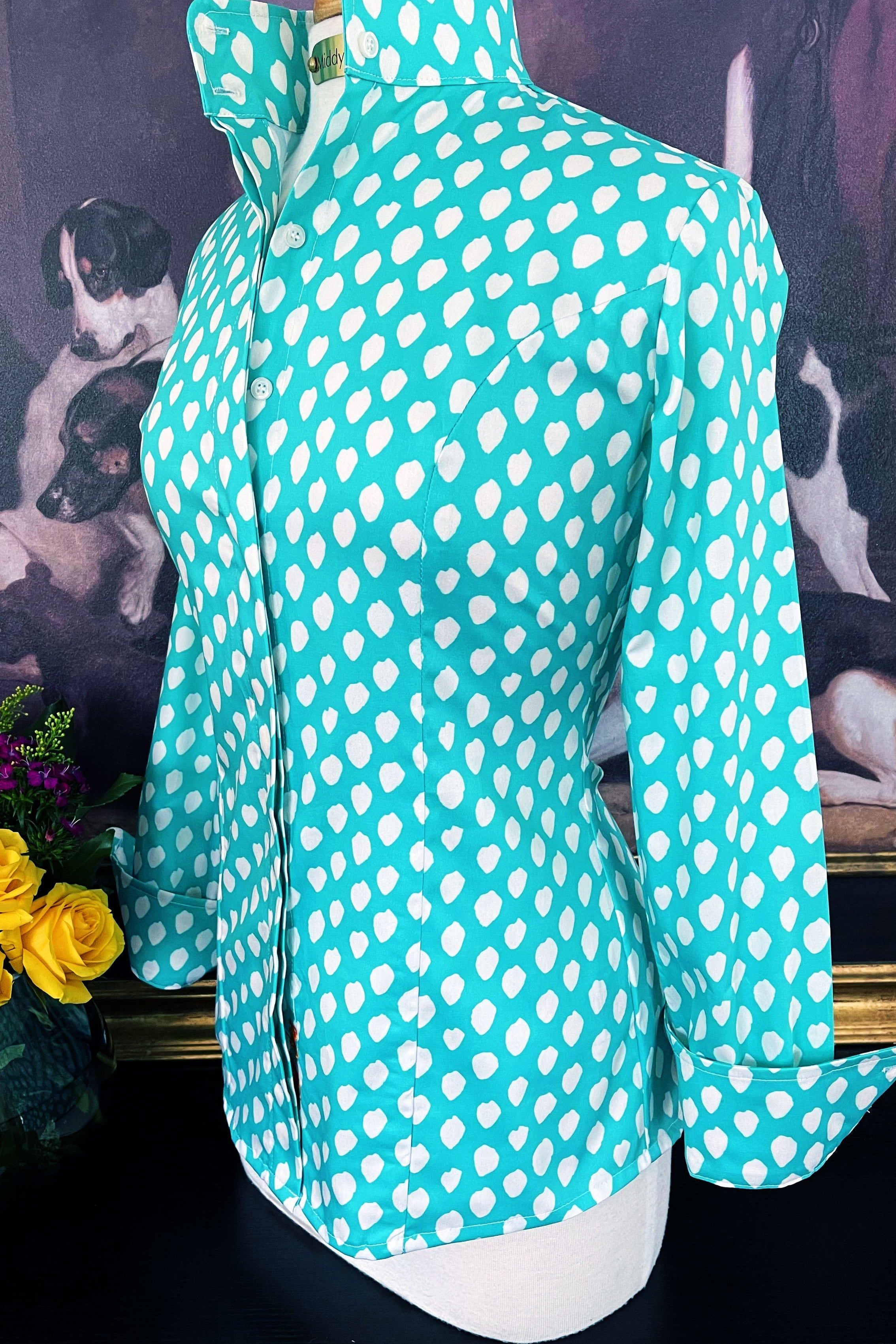 POPPY SHIRT IN TURQUOISE - Middy N' Me