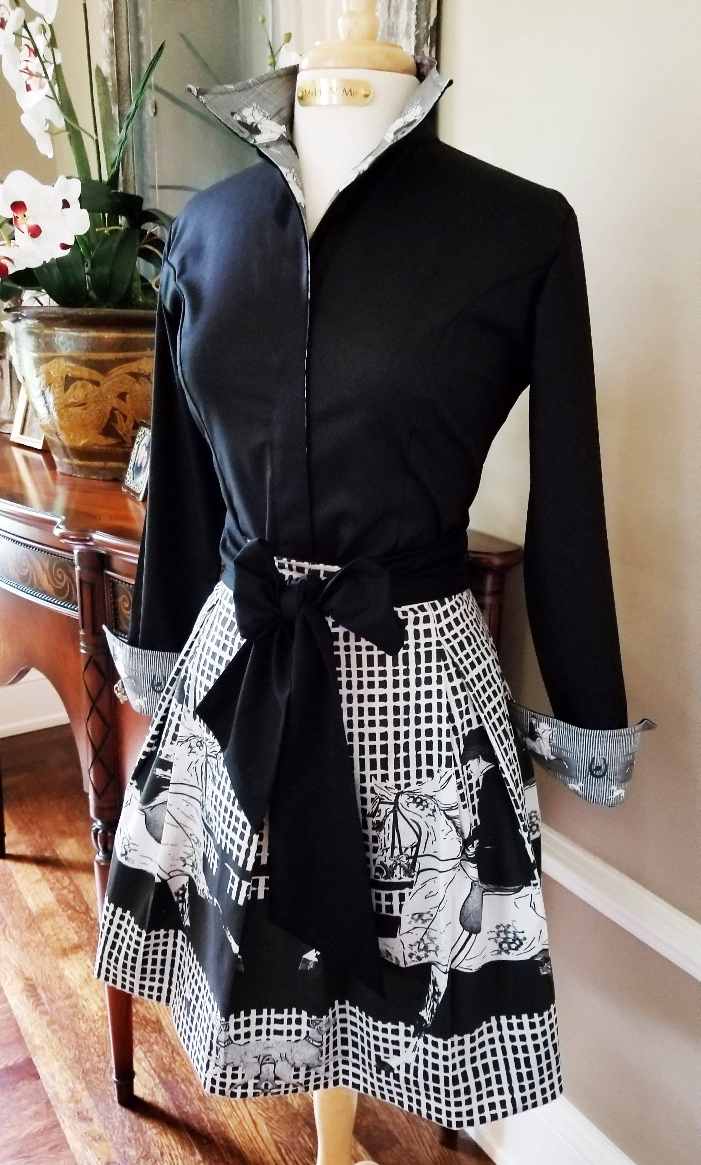 GIGI SHIRT IN BLACK - Middy N' Me