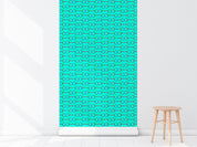 SUMMER SNAFFLES IN TURQUOISE WALLPAPER - Middy N' Me