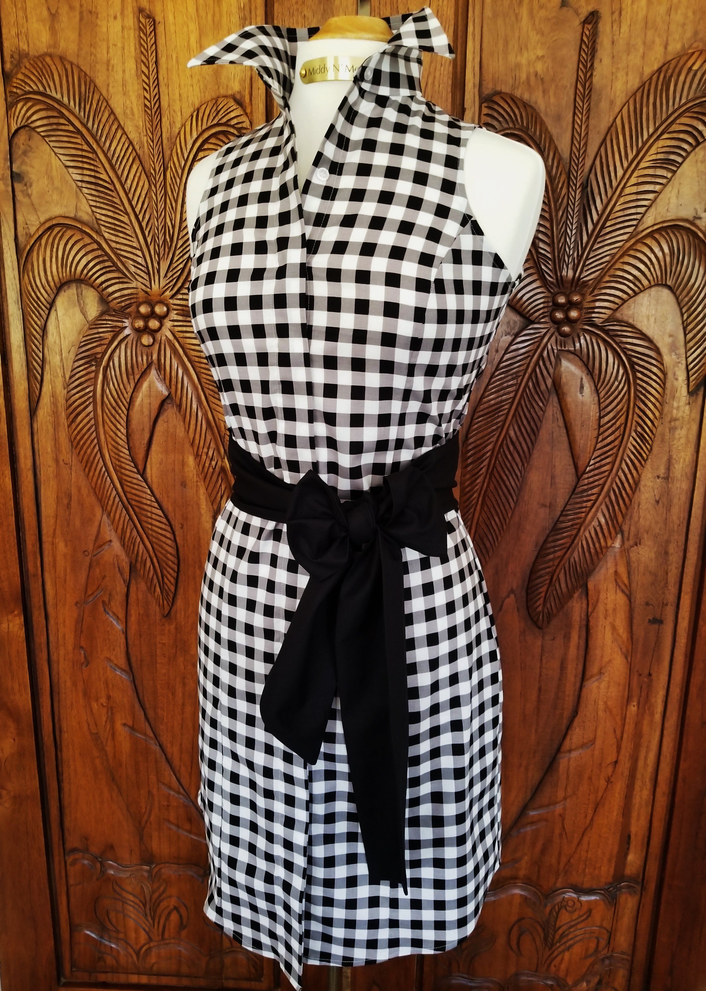 SWEET MELISSA DRESS IN ONYX - Middy N' Me