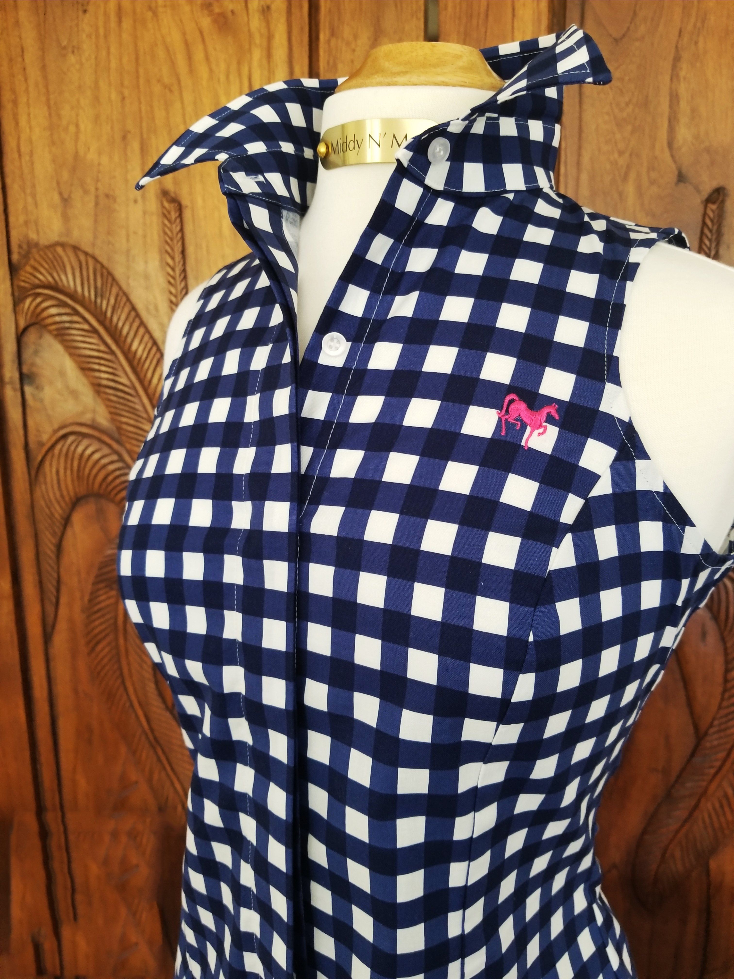SWEET MELISSA SHIRT IN NAVY - Middy N' Me