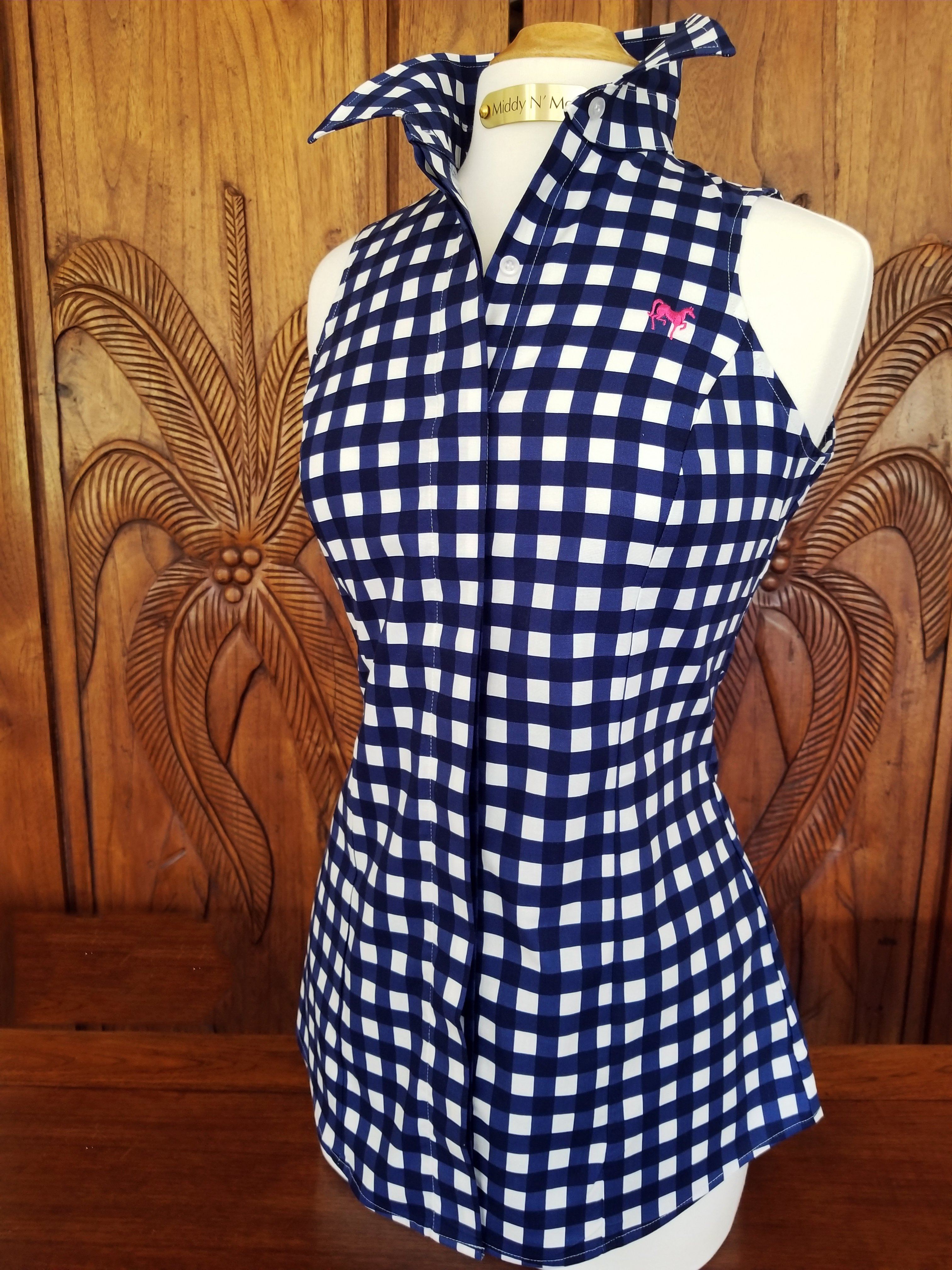 SWEET MELISSA SHIRT IN NAVY - Middy N' Me