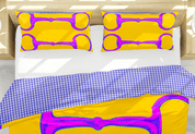 SUMMER SNAFFLES DUVET IN PINEAPPLE - Middy N' Me
