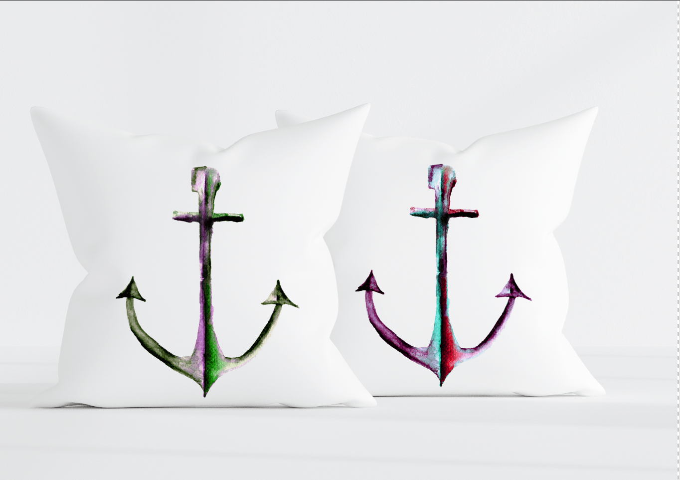 ANCHORS AWAY PILLOW COVER - Middy N' Me