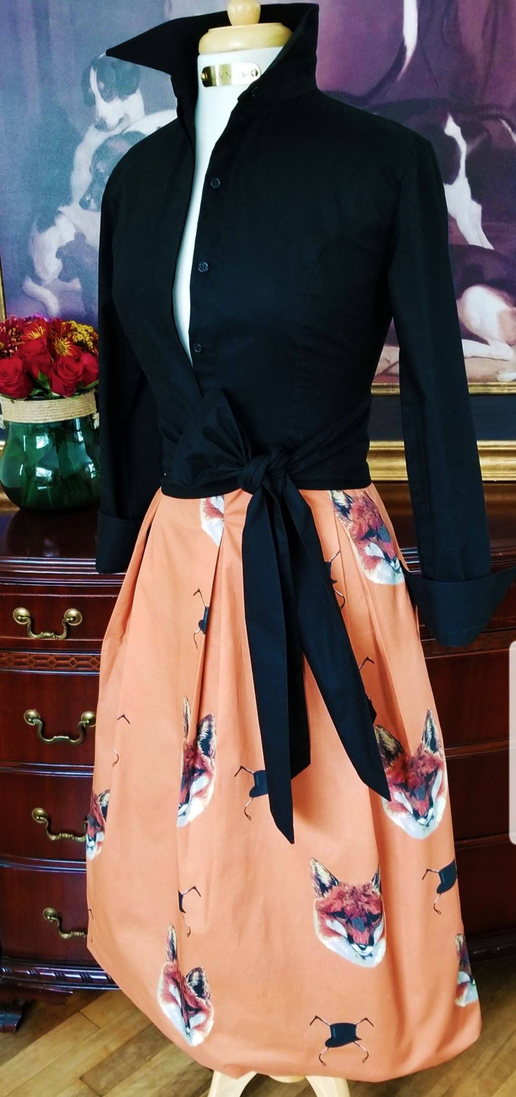 TALLY HO SKIRT IN PUMPKIN - Middy N' Me