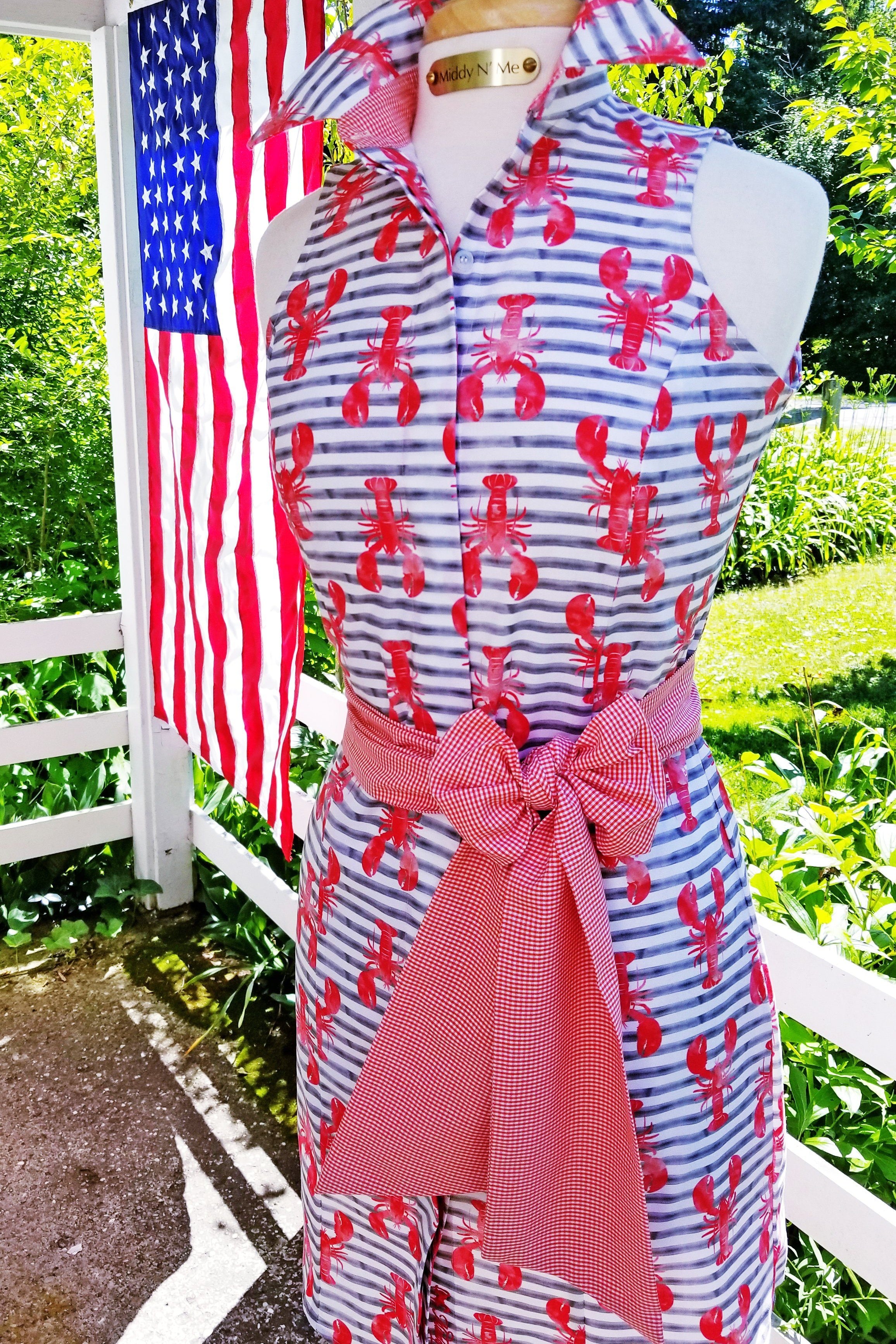 THE LITTLE LOBSTER DRESS - Middy N' Me