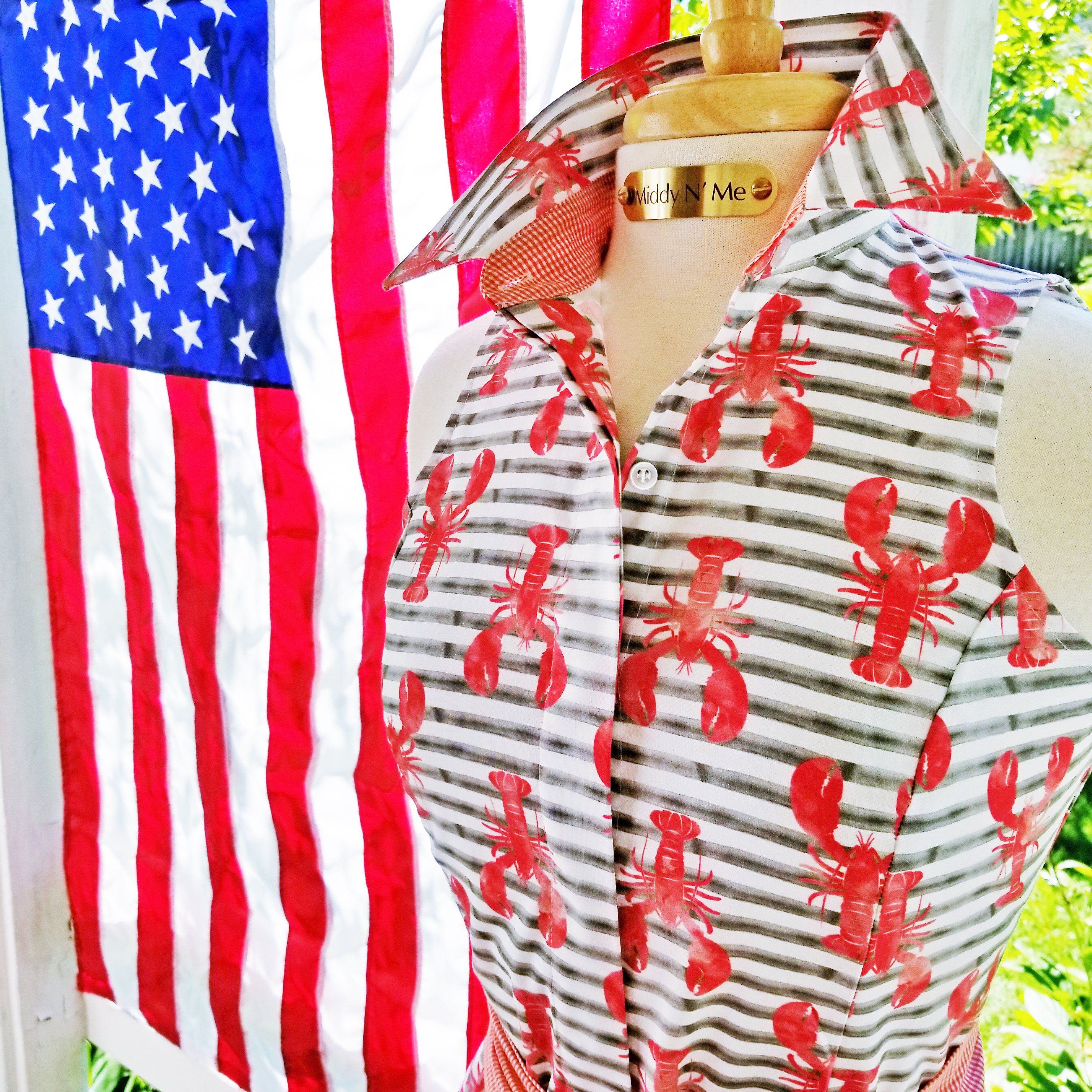 THE LITTLE LOBSTER DRESS - Middy N' Me