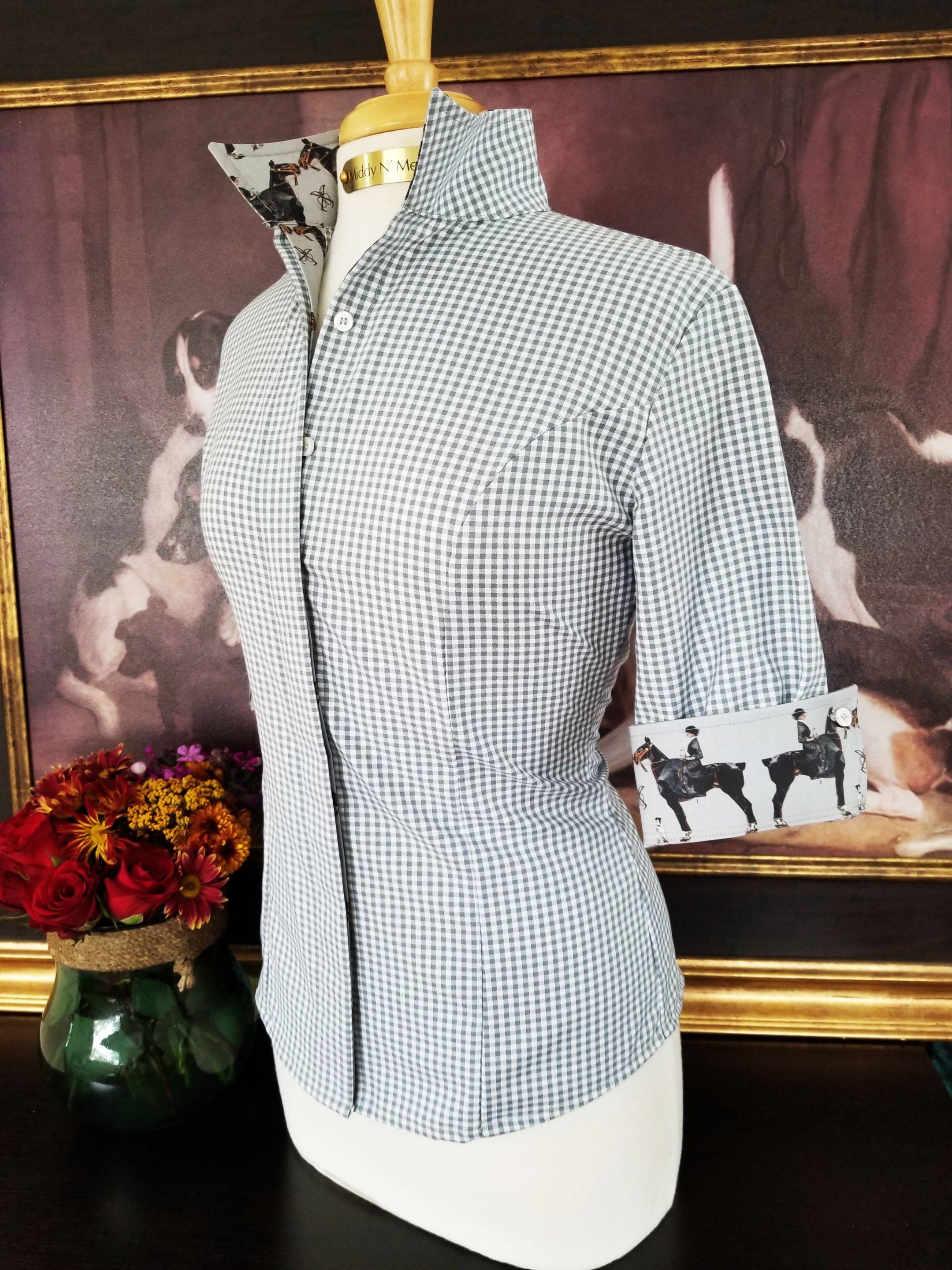 VALENTINE ON GREY GINGHAM - Middy N' Me