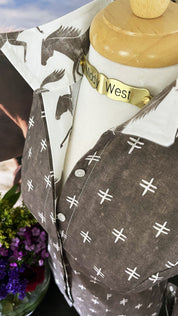 WINONA SHIRT IN TAUPE - Middy N' Me