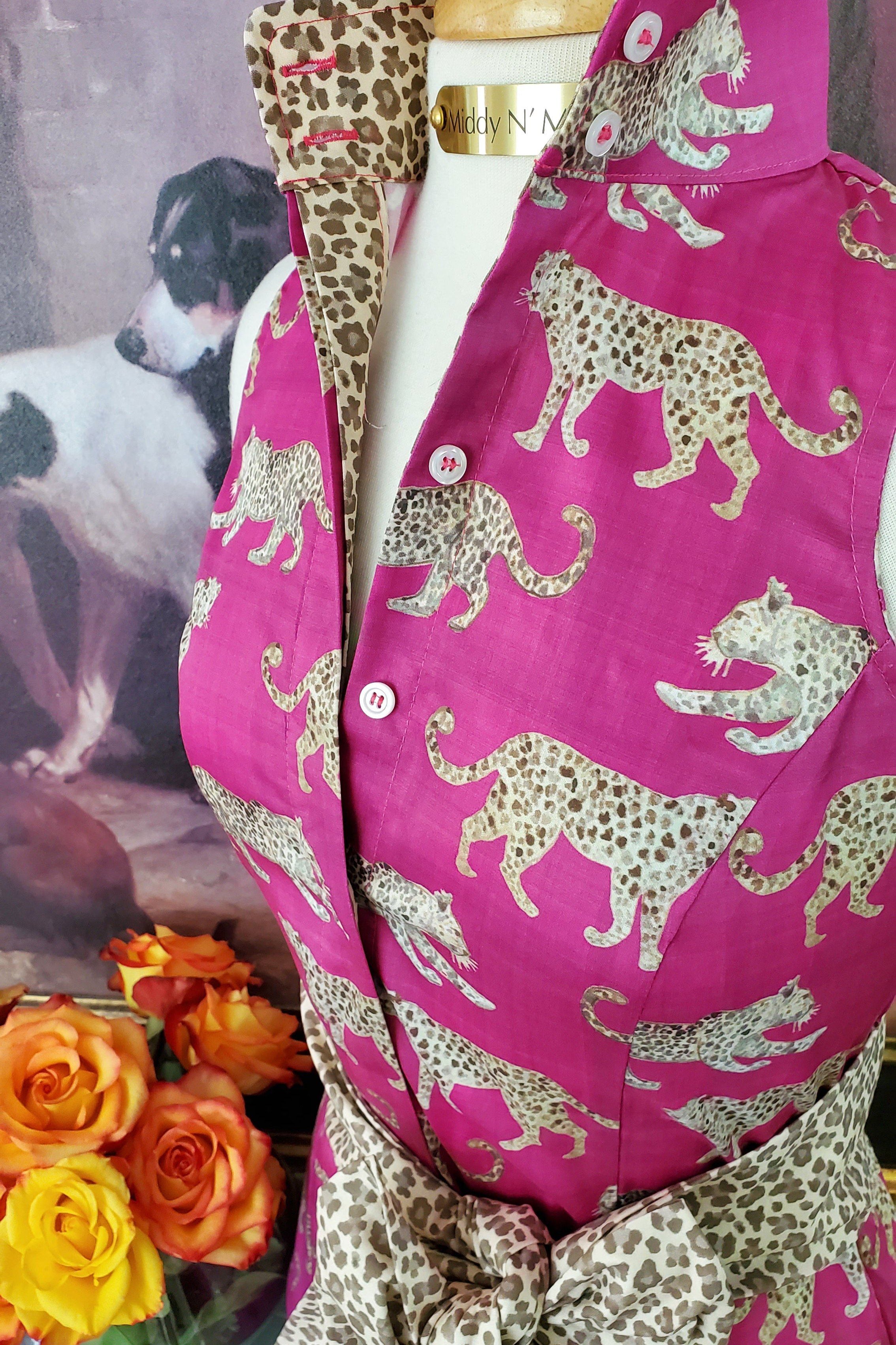 ARABELLA SHIRT WITH SASH IN BERRY - Middy N' Me