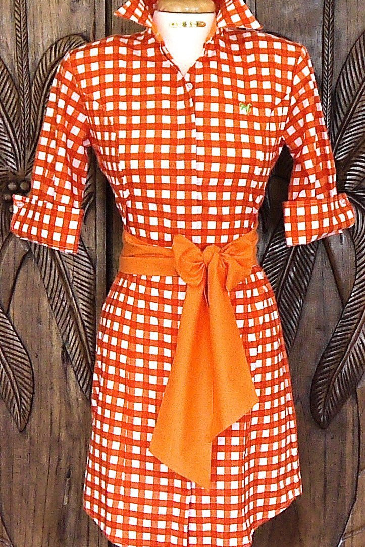 SWEET MELISSA DRESS IN TANGERINE - Middy N' Me