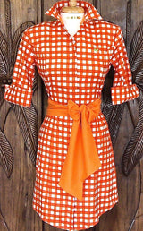 SWEET MELISSA DRESS IN TANGERINE