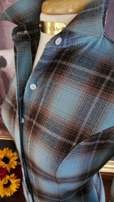 FOREVER FLANNEL SHIRT IN COASTAL