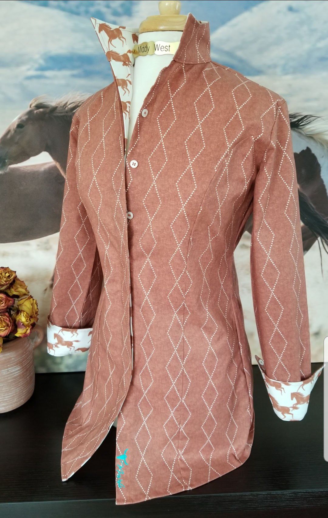 COTY TUNIC IN CHESTNUT - Middy N' Me