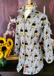SIR CHARLES FOX TUNIC IN CHAMPAGNE - Middy N' Me