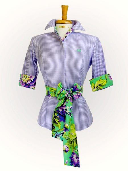 Sweet Jane in Lilac with Mint Fleur and Sash - Middy N' Me