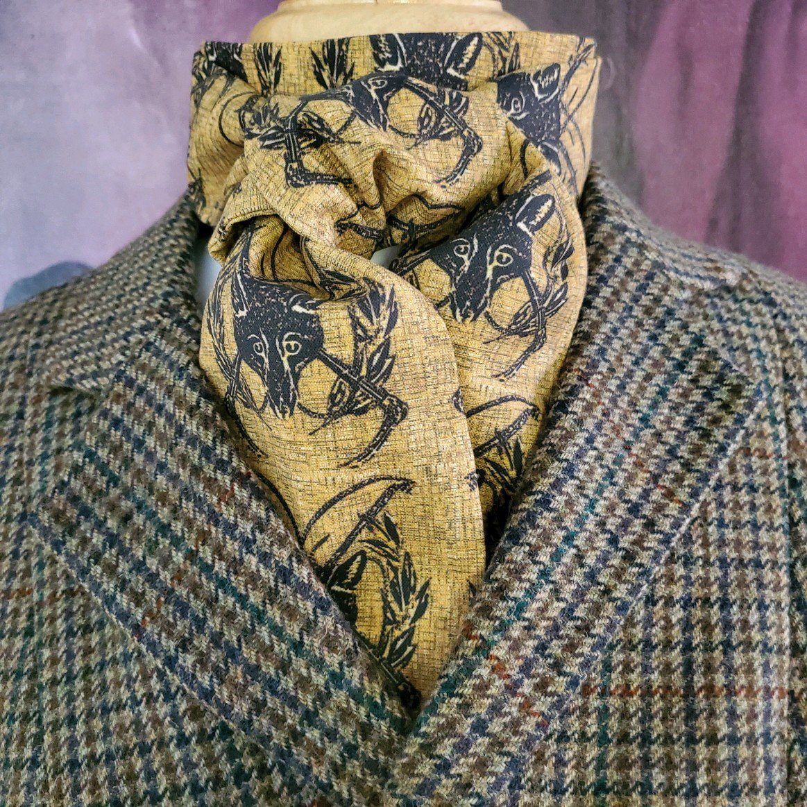 KESWICK STOCK TIE IN OCHRE - Middy N' Me