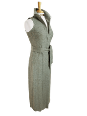 CANYON LINEN DRESS IN OLIVE - Middy N' Me