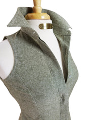 CANYON LINEN DRESS IN OLIVE - Middy N' Me