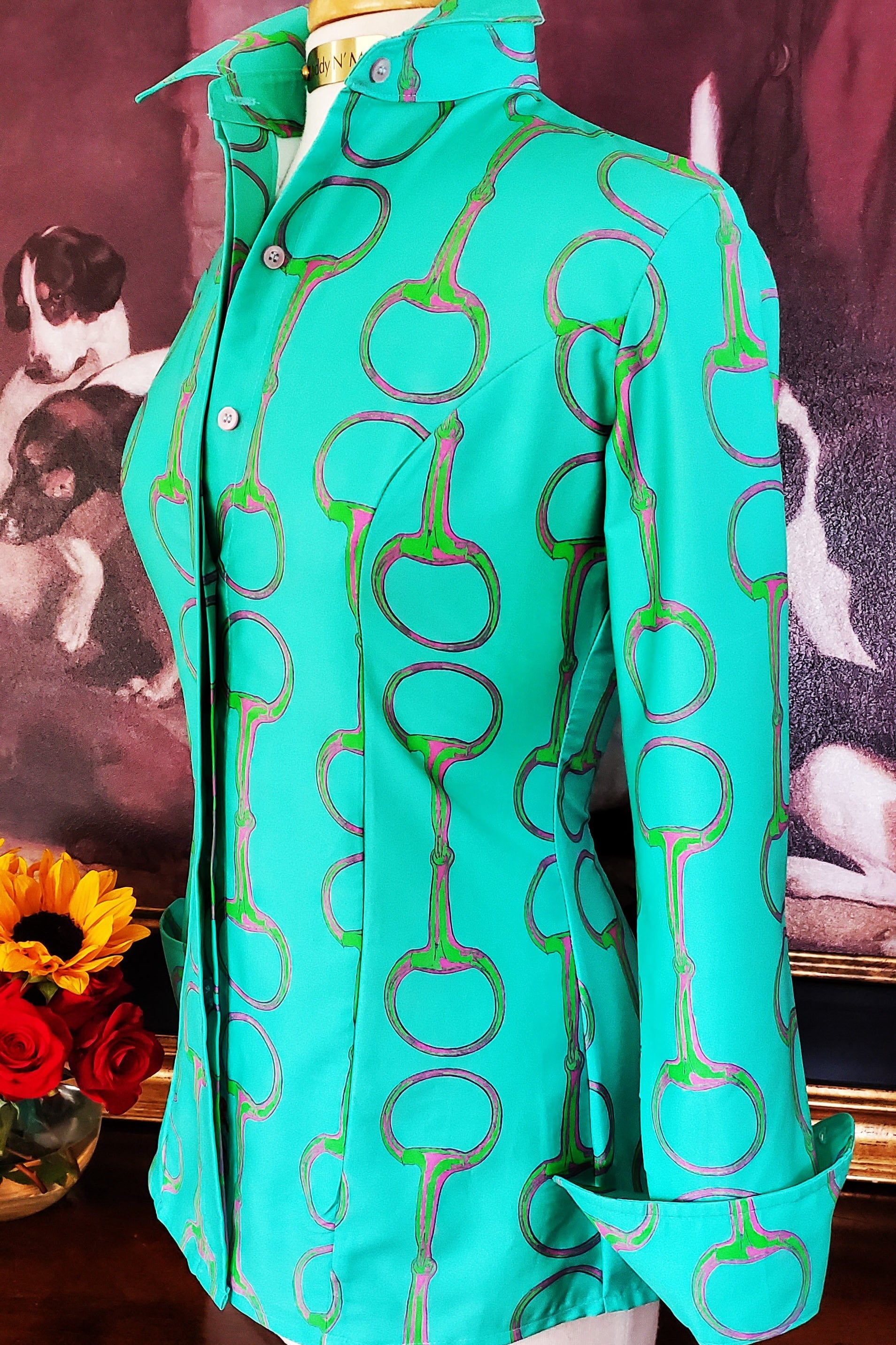 LIME SNAFFLES ON TURQUOISE - Middy N' Me
