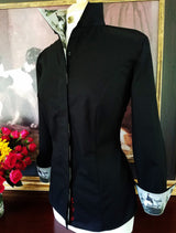 LADY GREY SHIRT IN BLACK
